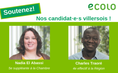 Deux candidate·s villersois sur les listes régionale et fédérale !