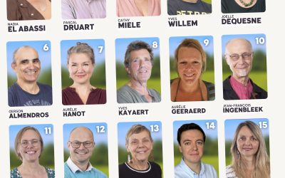 Nos candidat.e.s pour l&rsquo;élection communale du 13 octobre !